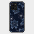 Blue Blossom Kindle Glass Phone Cover For Realme 9I 5G