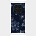 Blue Blossom Kindle Glass Phone Cover For Redmi Note 14 Pro 5G
