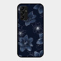 Blue Blossom Kindle Glass Phone Cover For Samsung Galaxy A14 5G