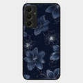 Blue Blossom Kindle Glass Phone Cover For Samsung Galaxy A34 5G