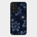 Blue Blossom Kindle Glass Phone Cover For Samsung Galaxy A54 5G