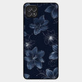 Blue Blossom Kindle Glass Phone Cover For Samsung Galaxy F42 5G