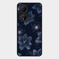 Blue Blossom Kindle Glass Phone Cover For Vivo T2 5G