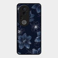 Blue Blossom Kindle Glass Phone Cover For Vivo T4 Ultra 5G