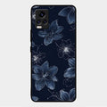 Blue Blossom Kindle Glass Phone Cover For Vivo V20 2021
