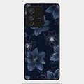 Blue Blossom Kindle Glass Phone Cover For Vivo V23 Pro 5G