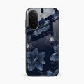 Blue Blossom Kindle Glass Phone Cover For Vivo V60e 5G