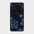 Blue Blossom Kindle Glass Phone Cover For Vivo X200 Pro 5G