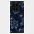 Blue Blossom Kindle Glass Phone Cover For Vivo X90 Pro 5G