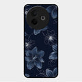 Blue Blossom Kindle Glass Phone Cover For Vivo Y39 5G