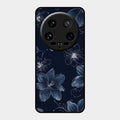 Blue Blossom Kindle Glass Phone Cover For Xiaomi 14 Ultra