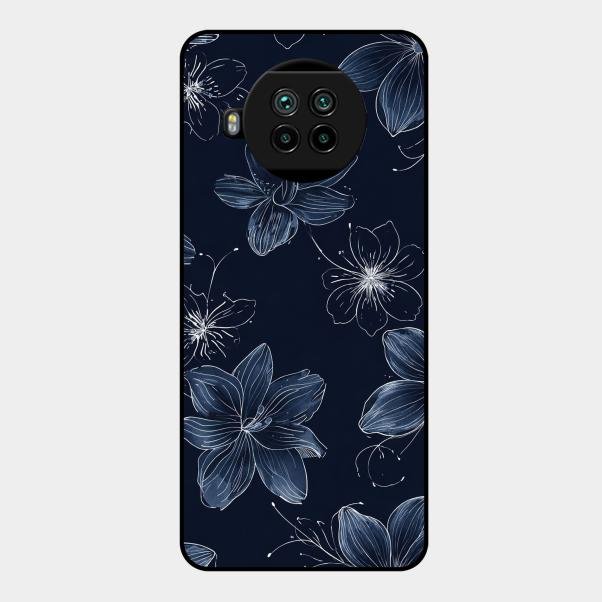 Blue Blossom Kindle Glass Phone Cover For Xiaomi Mi 10I 5G