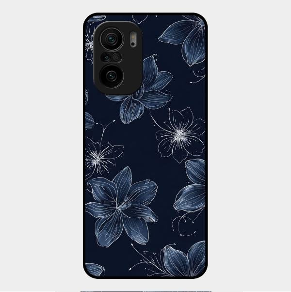Blue Blossom Kindle Glass Phone Cover For Xiaomi Mi 11X 5G