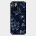 Blue Blossom Kindle Glass Phone Cover For Xiaomi Redmi 10 Prime