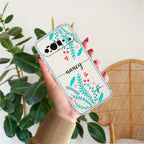 Blue Floral Customize Transparent Silicon Case For Google Pixel 10 Pro XL