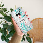 Blue Floral Customize Anti Yellow Case For Nothing Phone 2a Plus