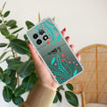 Blue Floral Customize Anti Yellow Case For OnePlus 11R 5G