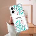 Blue Floral Customize Transparent Silicon Case For OnePlus Nord CE5 5G
