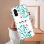 Blue Floral Customize Transparent Silicon Case For OnePlus - ShopOnCliQ