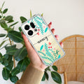 Blue Floral Customize Anti Yellow Case For Oppo Find X9 5G