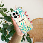 Blue Floral Customize Anti Yellow Case For Oppo Find X9 5G