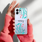 Blue Floral Customize Anti Yellow Case For Oppo K13 5G
