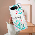 Blue Floral Customize Transparent Silicon Case For Realme 16 5G
