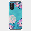 Blue Flower Glass Phone Cover for Samsung Galaxy S20 Fe 5G