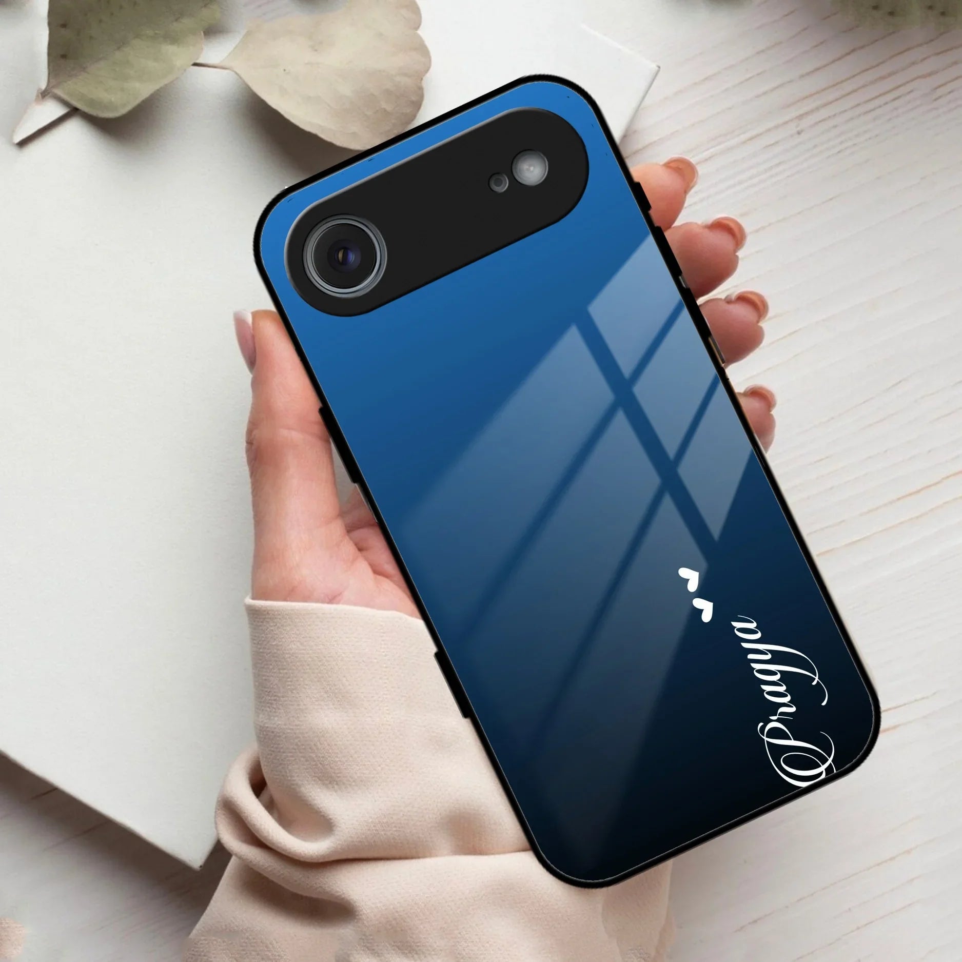 Blue Gradient Glass Case Cover For iPhone - ShopOnCliQ