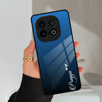 Blue Gradient Glass Case Cover For Vivo - ShopOnCliQ