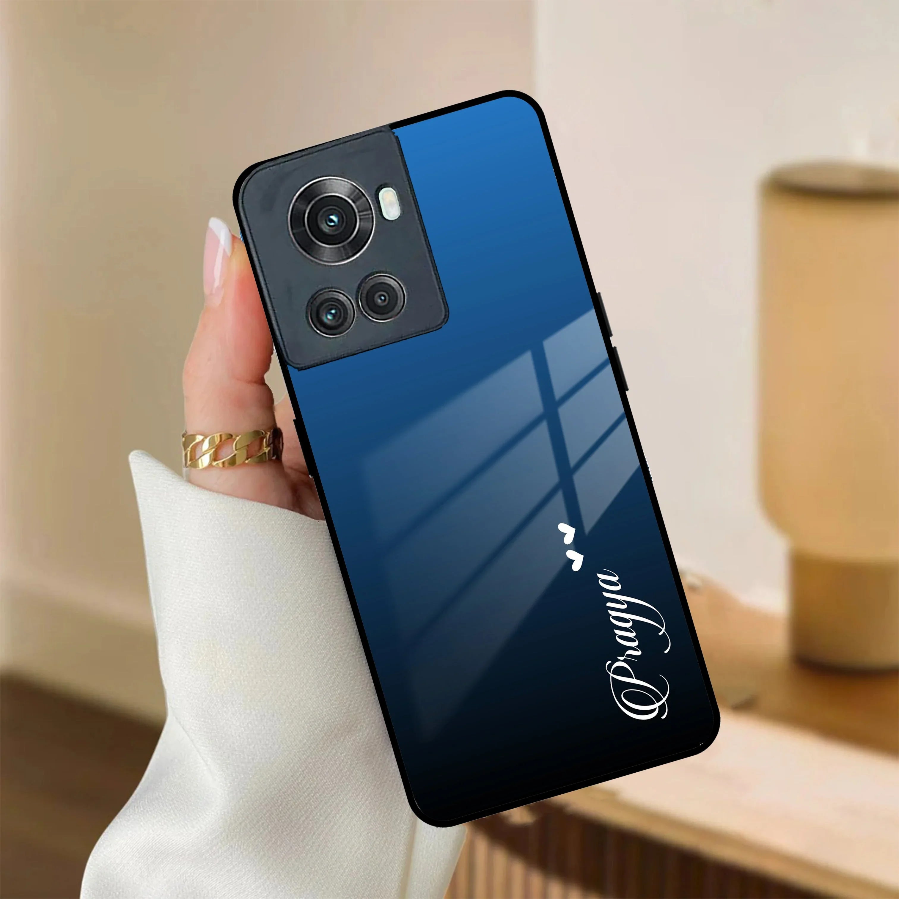 Blue Gradient Glass Case Cover For OnePlus - ShopOnCliQ