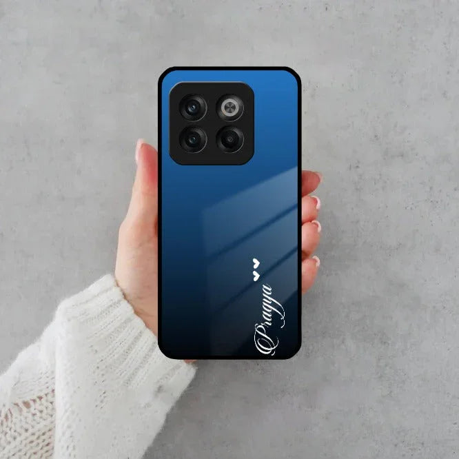 Blue Gradient Glass Case Cover For OnePlus - ShopOnCliQ