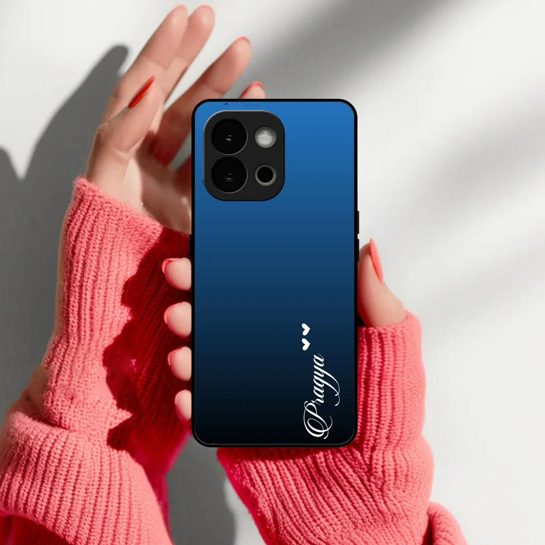 Blue Gradient Glass Case Cover For OnePlus - ShopOnCliQ