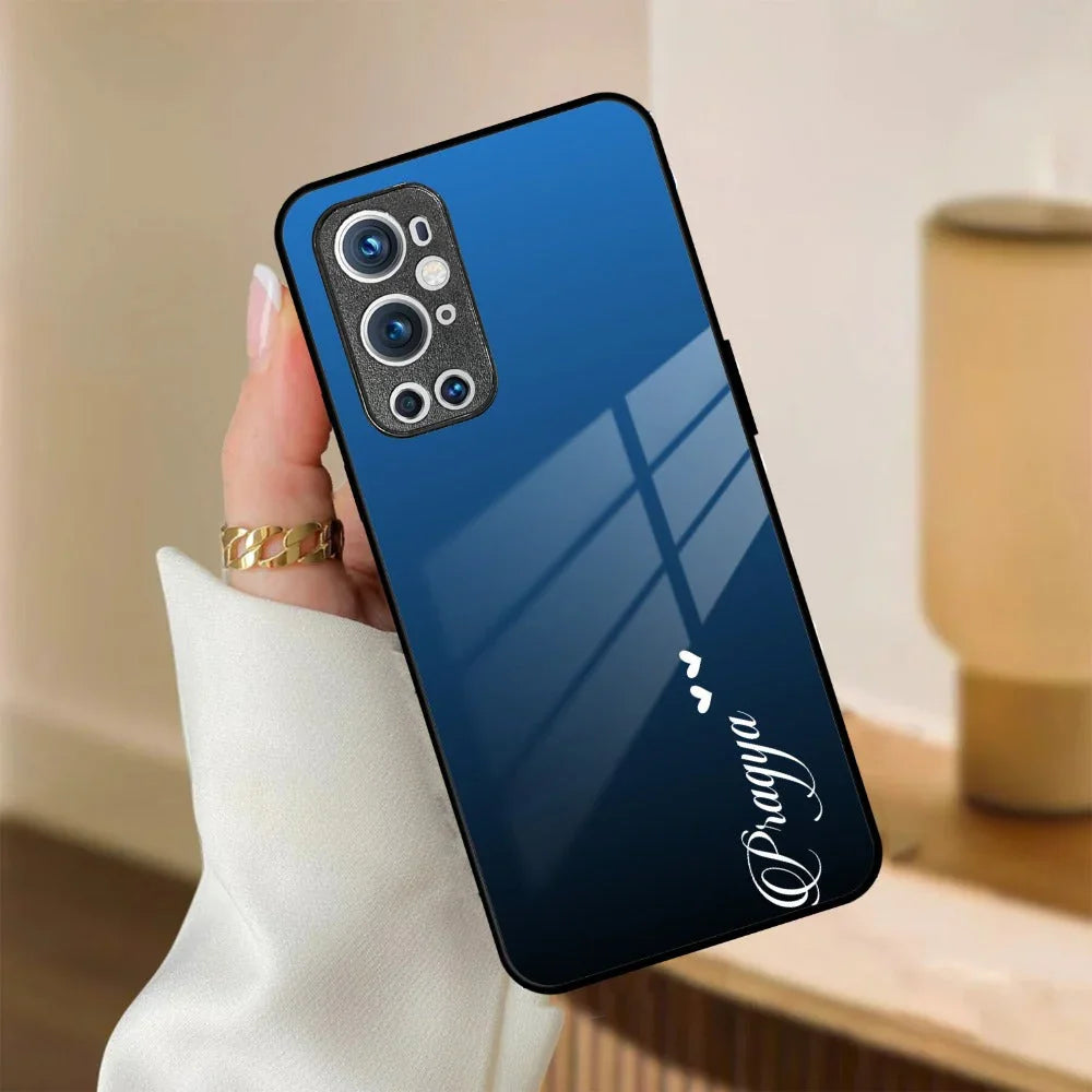 Blue Gradient Glass Case Cover For OnePlus - ShopOnCliQ