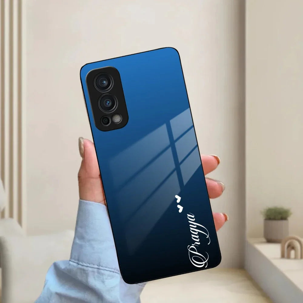 Blue Gradient Glass Case Cover For OnePlus - ShopOnCliQ