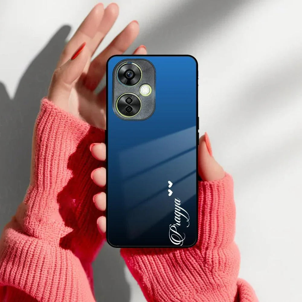 Blue Gradient Glass Case Cover For OnePlus - ShopOnCliQ