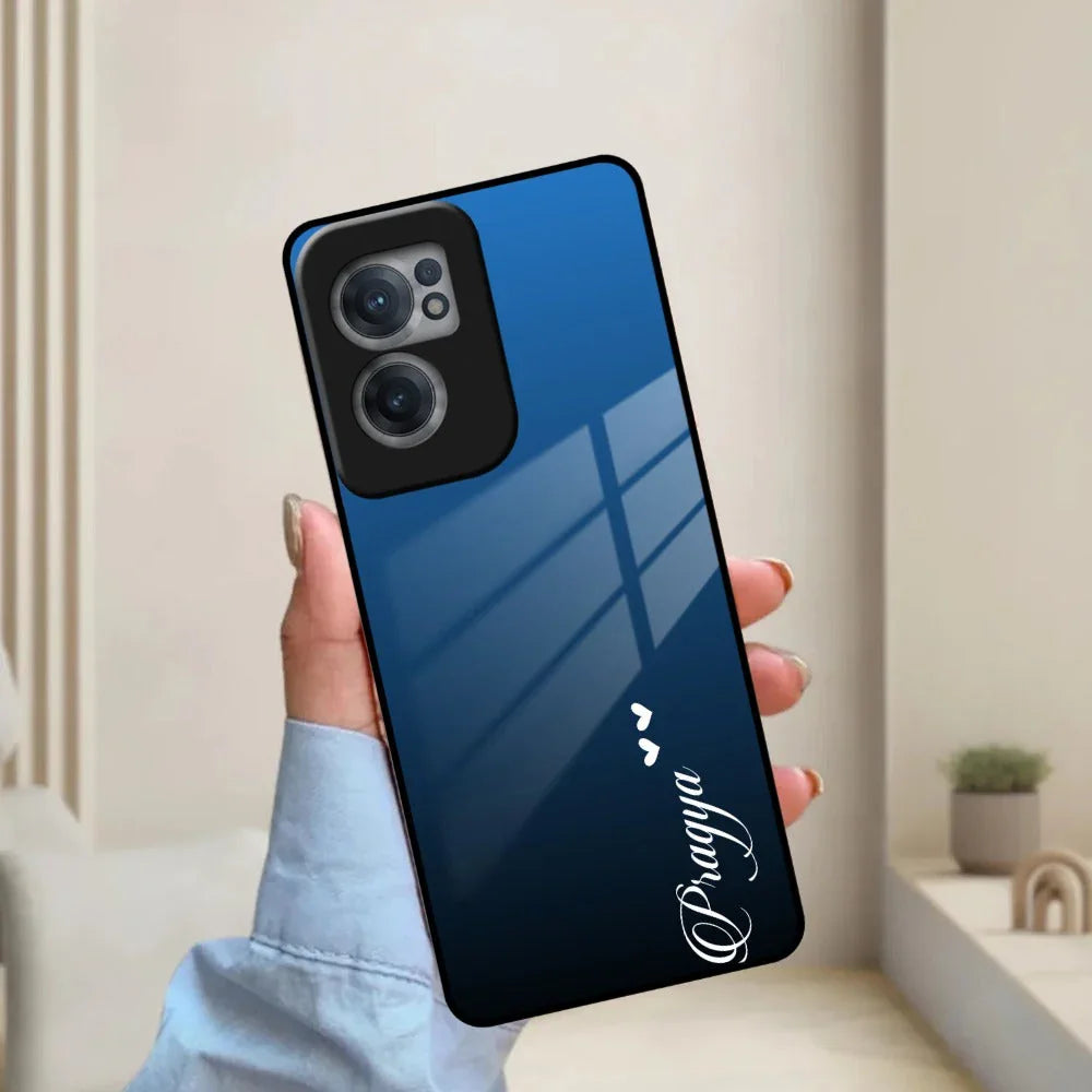 Blue Gradient Glass Case Cover For OnePlus - ShopOnCliQ