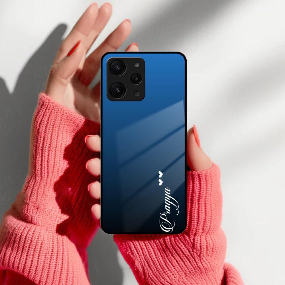 Blue Gradient Glass Case Cover For Redmi/Xiaomi - ShopOnCliQ