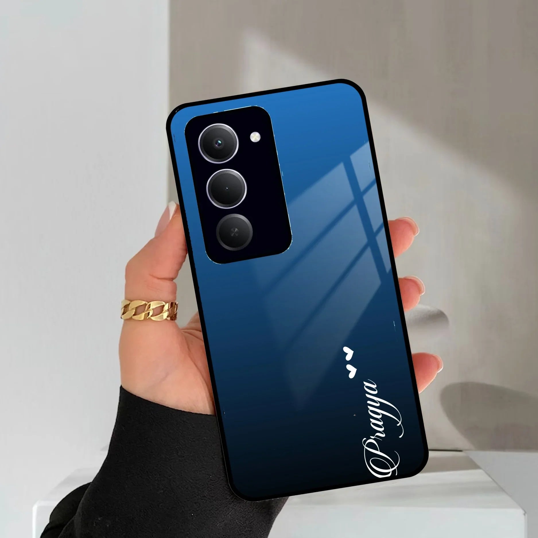 Blue Gradient Glass Case Cover For Redmi/Xiaomi - ShopOnCliQ