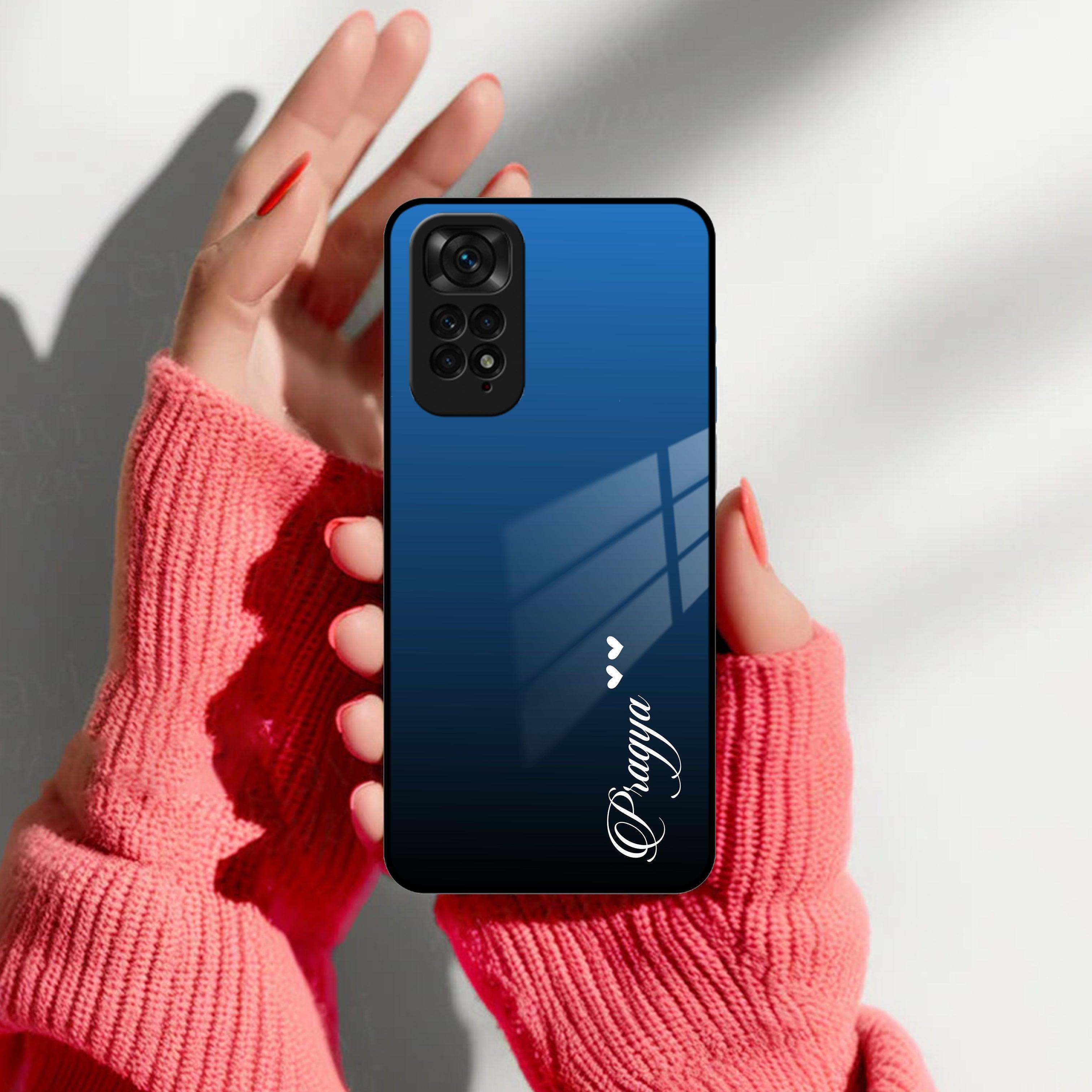 Blue Gradient Glass Case Cover For Redmi/Xiaomi - ShopOnCliQ