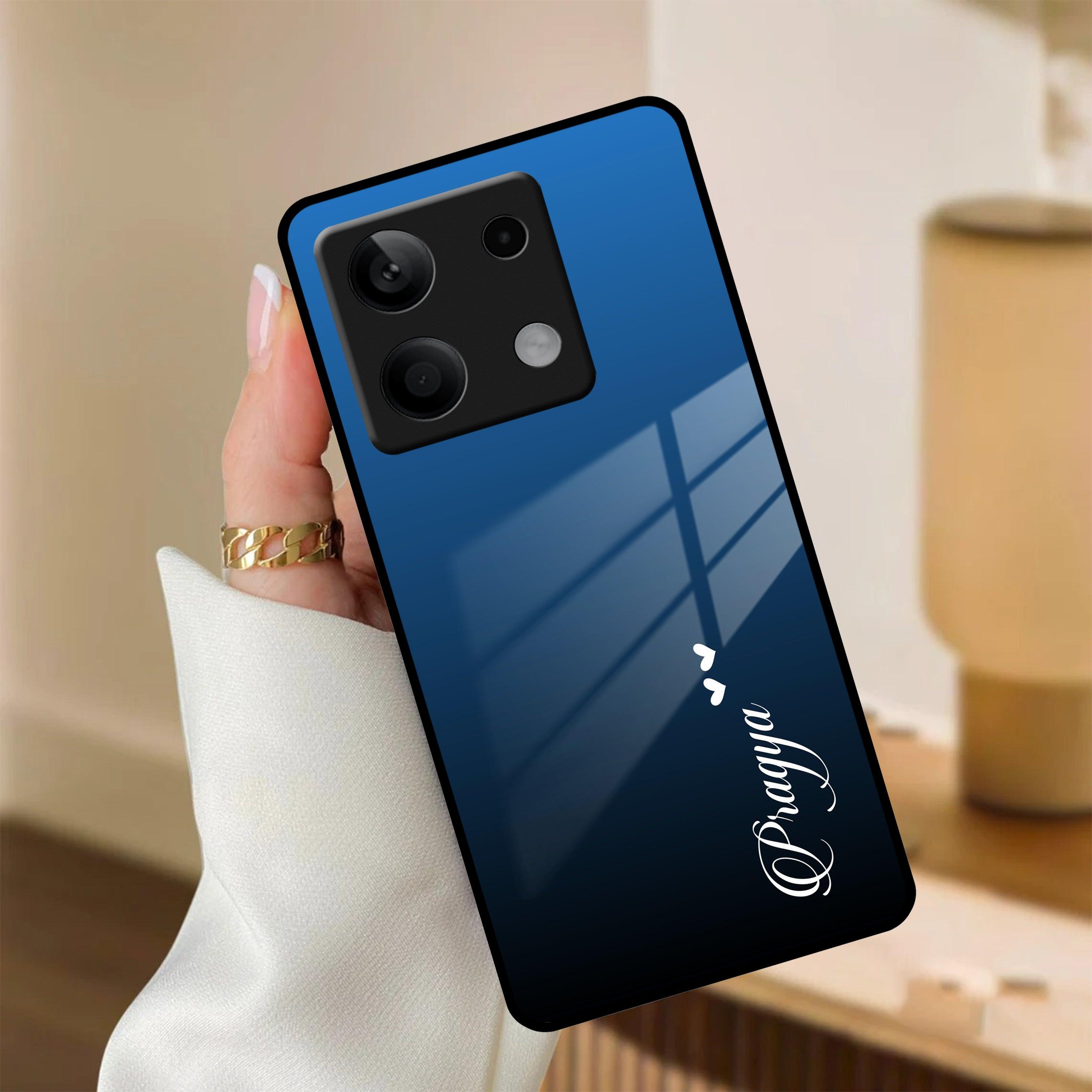 Blue Gradient Glass Case Cover For Redmi/Xiaomi - ShopOnCliQ