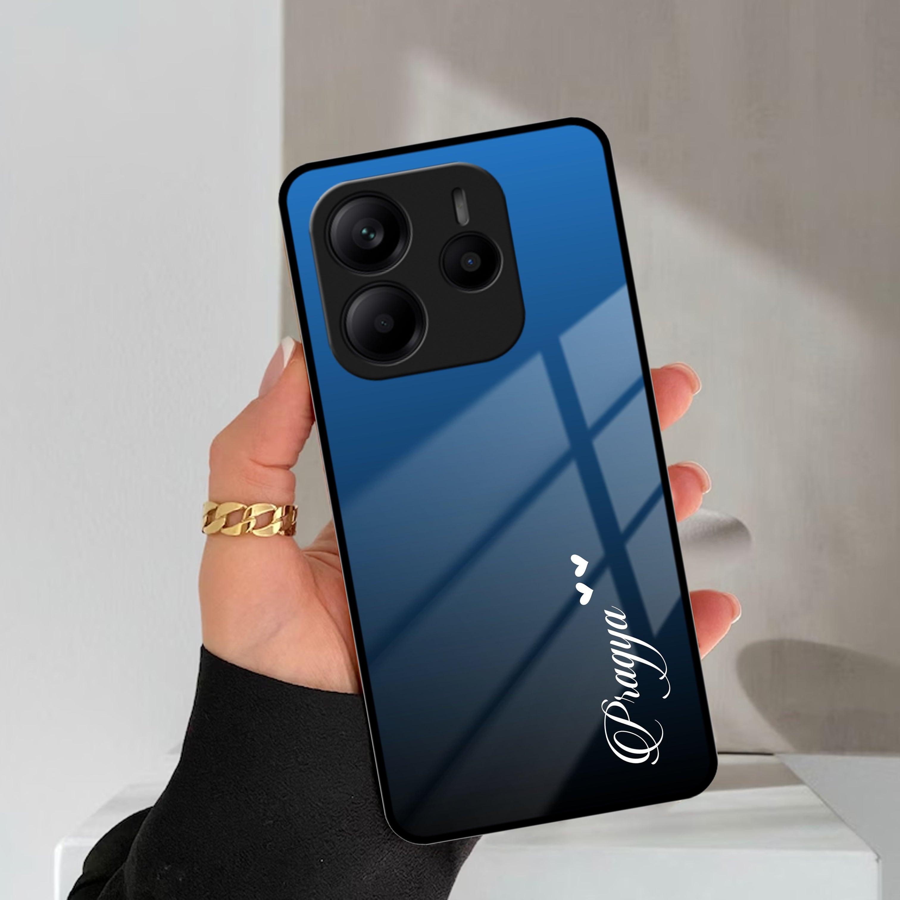 Blue Gradient Glass Case Cover For Redmi/Xiaomi - ShopOnCliQ