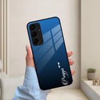 Blue Gradient Glass Case Cover For Samsung - ShopOnCliQ