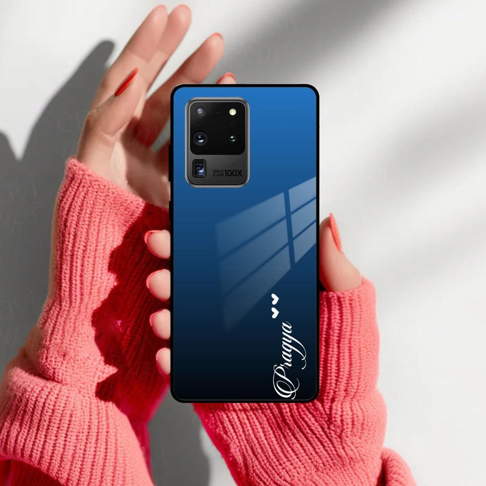 Blue Gradient Glass Case Cover For Samsung - ShopOnCliQ