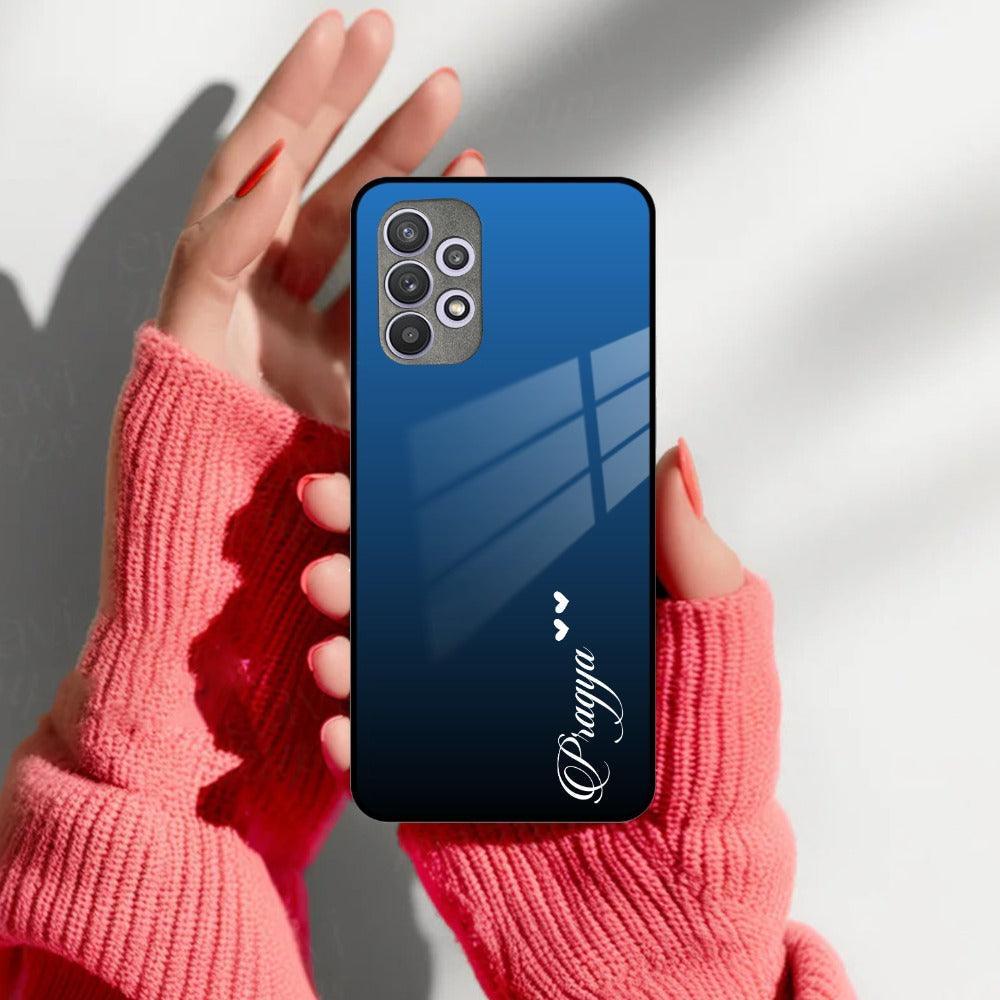 Blue Gradient Glass Case Cover For Samsung - ShopOnCliQ