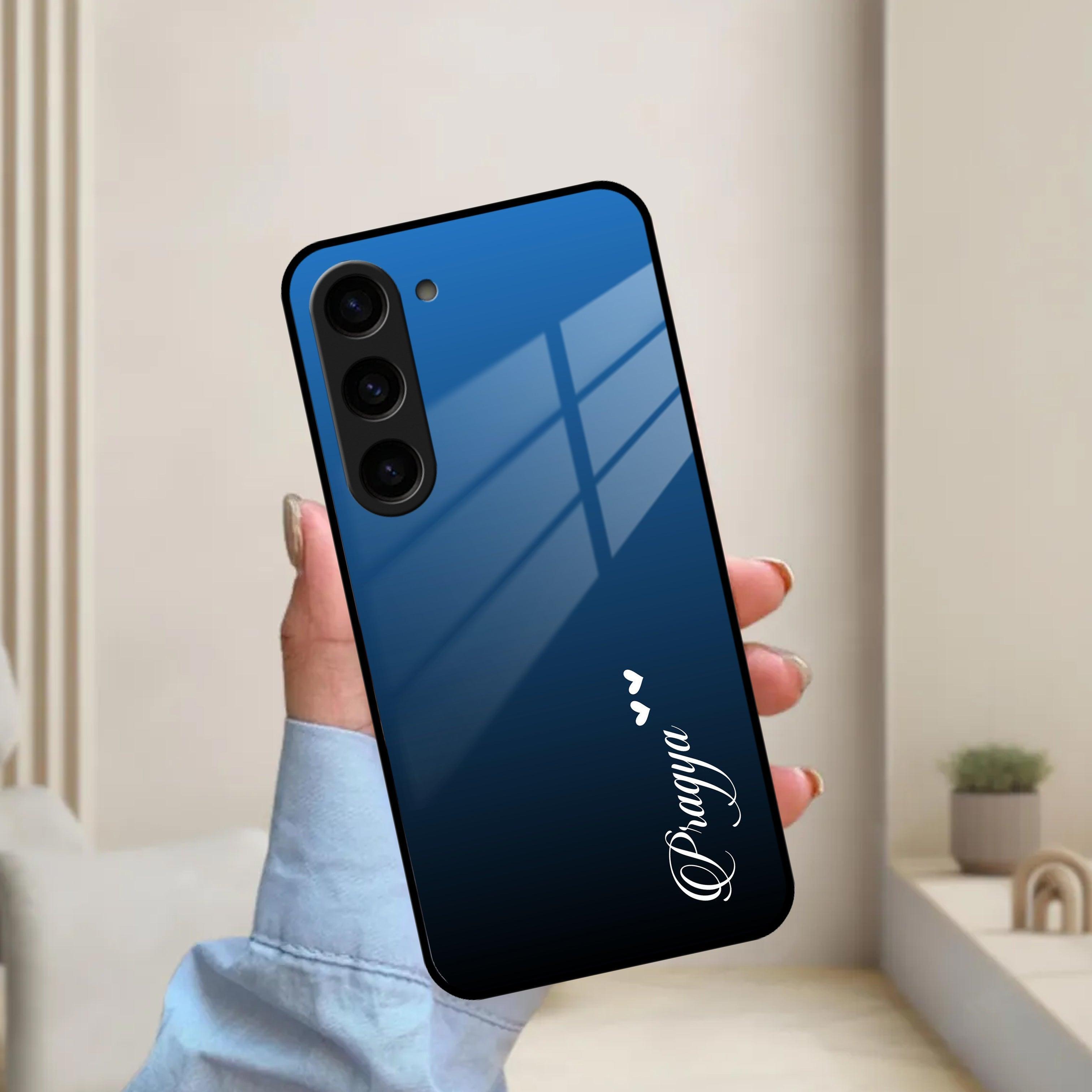 Blue Gradient Glass Case Cover For Samsung - ShopOnCliQ