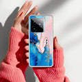 Blue Gradient Marble Customize Anti Yelllow Case Realme/NarzoRealme GT 7 5G
