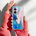 Blue Gradient Marble Customize Anti Yelllow Case Realme/NarzoRealme P3 5G