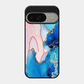 Blue Marble Glossy Metal Case Cover For Google Pixel 9 5G