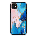 Blue Marble Glossy Metal Case Cover For iPhone 11